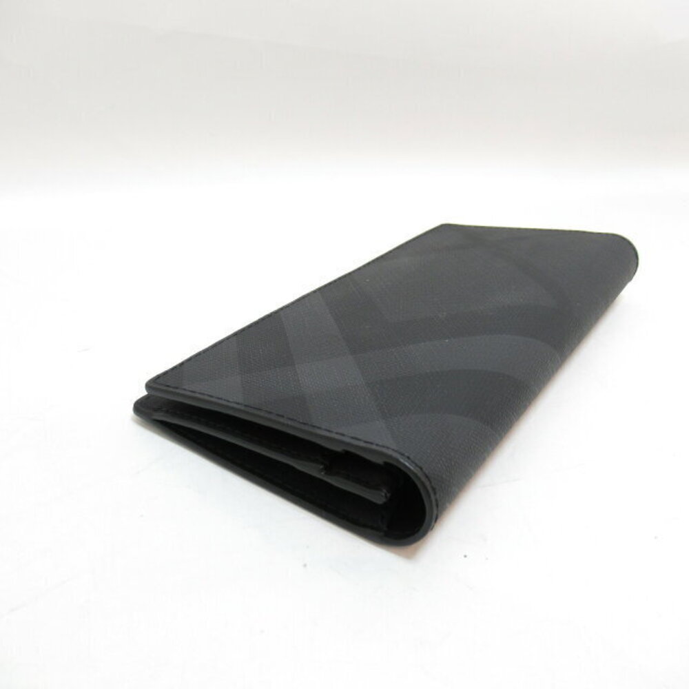 Burberry Zip Gray Long Leather Wallet Bifold - Picture 4 of 10